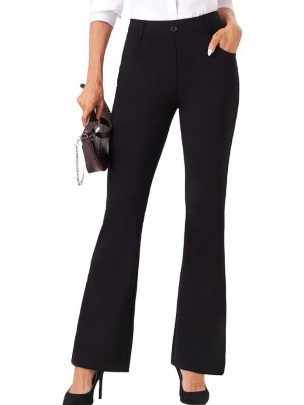 Amazon Women's Black Boot Cut Dress Pants